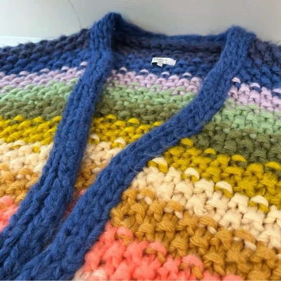 Anthropologie Colorful Knit Cardigan - Picture 11 of 13